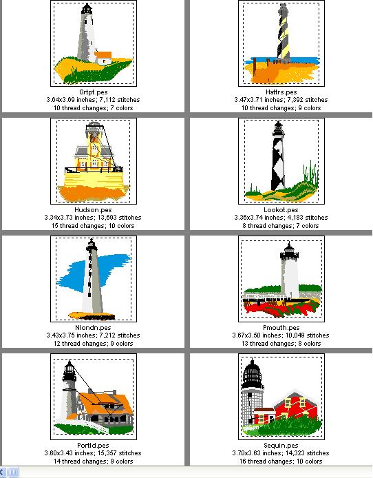 New England East Coast Lighthouses--Page 2