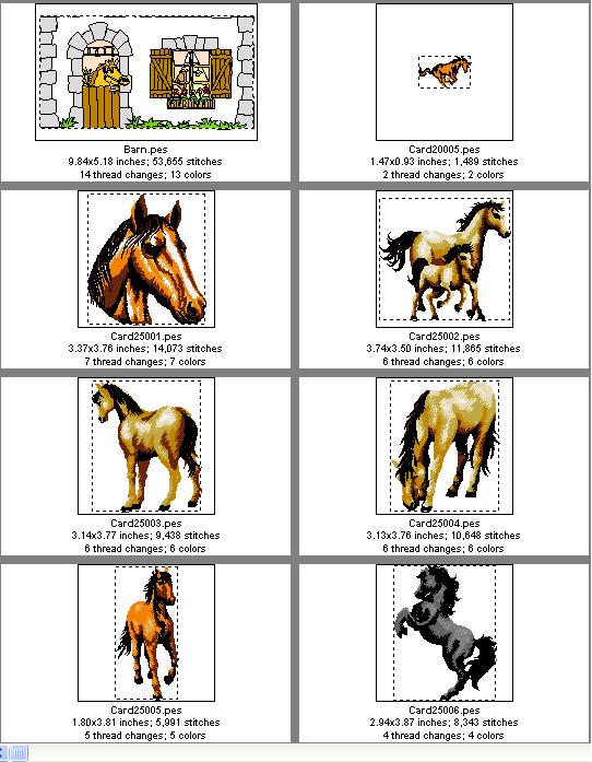Horses--card 25 Page 1