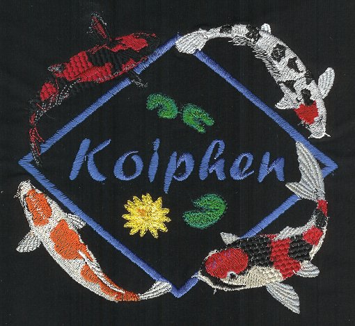 LARGE Koiphen logo with Water Lily 