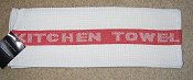 Kitchen towel --red